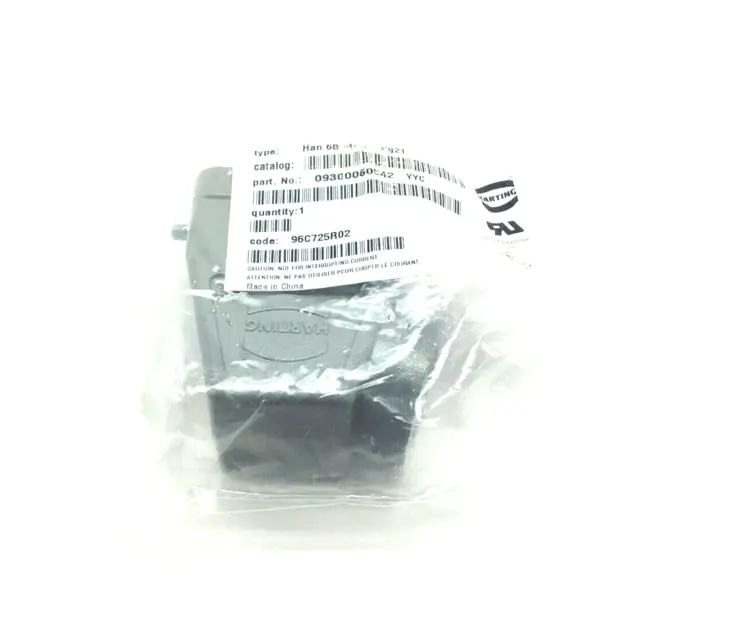 New | in-Stock HARTING HAN B CONNECTOR HOOD SIDE ENTRY HC 2 PEGS PG 21 6B-HSE-PG21 Connector Accessories | Maverick Industrial Sales #1101295
