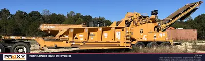 Used 2012 BANDIT 3680 RECYCLER Forestry Grinders North Carolina US | Proxy Equipment #1385242