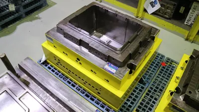 USED Injection Mold Bins