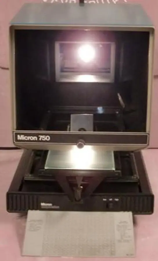 QTY. 1. MICRON CORPORATION MICRON 750 MICRO FICHE ...