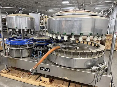Used 1999 FOGG FILLER CO. 3010 Overflow Pressure Gravity Liquid Fillers Pennsylvania US | Ferguson Packaging Machinery #1493454
