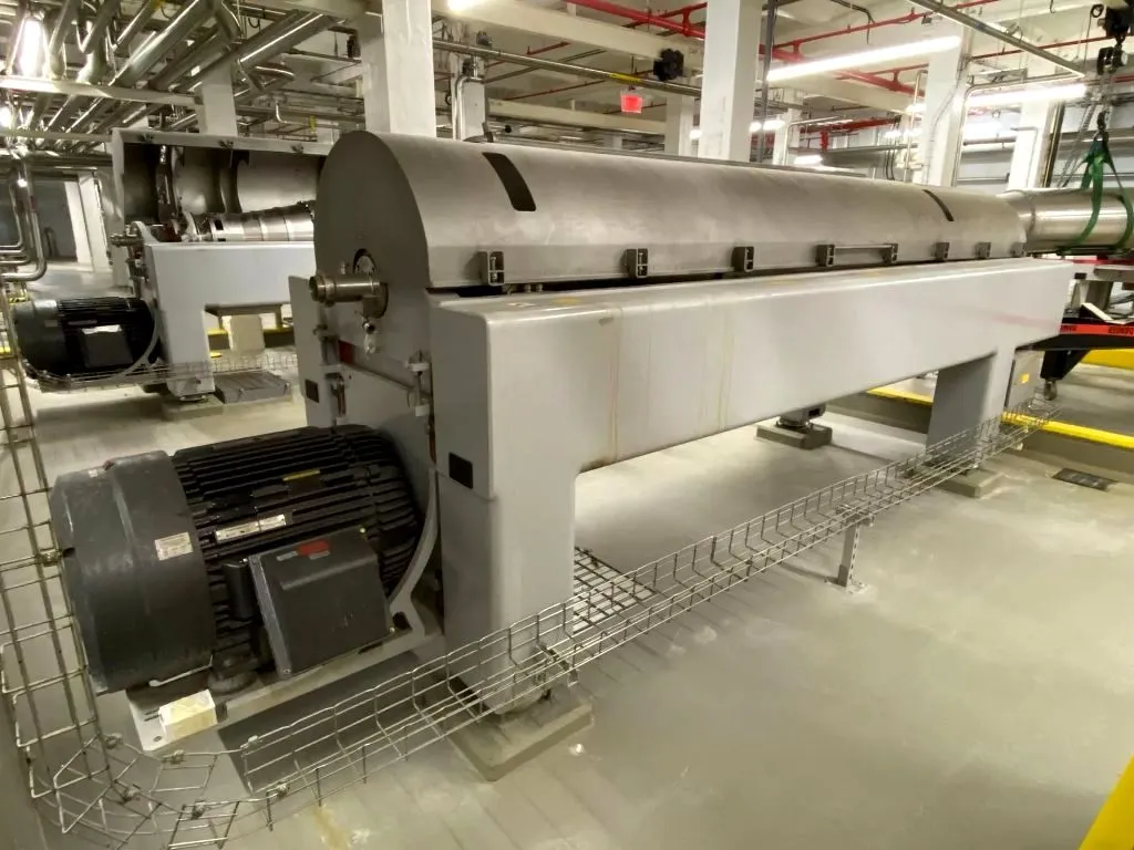 (2) Alfa-Laval FOODEC 710 sanitary decanter centrifuges, 316SS.