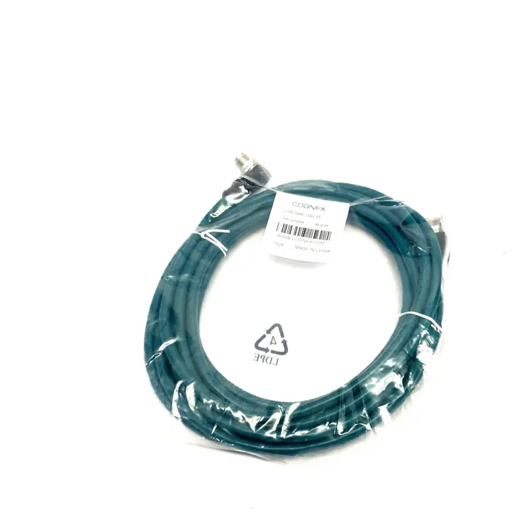 New | in-Stock COGNEX ETHERNET CABLE DOUBLE ENDED M12 TO RJ45 185-10100R Cable & Wire | Maverick Industrial Sales #1101939
