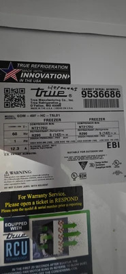 Used TRUE GDM-49F-HC-TSL01 Display Freezers Michigan US | Miedema Asset Management Group #1328633