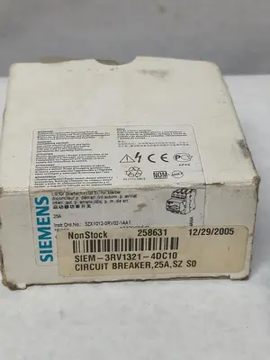 New | in-Stock SIEMANS 3RV1321-4DC10 Miscellaneous Equipment (Electrical & Power) Ohio US | Surplus Asset Holdings #1242603