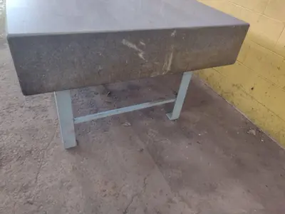 8' X 4' X 10" CHALLENGE PRECISION LAYOUT INSPECTION GRANITE TABLE: STOCK #23801