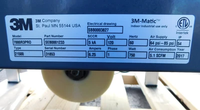 USED 3M CASE TAPER 7000 R3 PRO