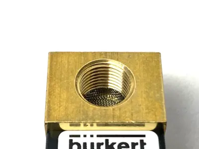 USED BÜRKERT SOLENOID VALVE 2/2- WAY 24V