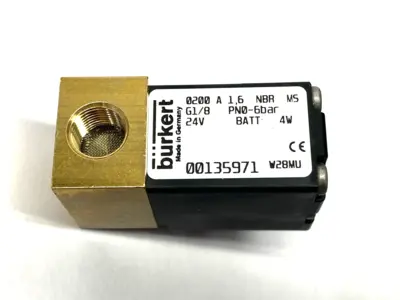 USED BÜRKERT SOLENOID VALVE 2/2- WAY 24V