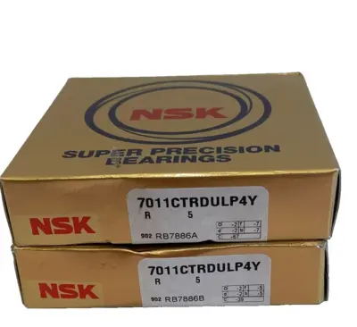 NEW SET NSK 7011CTRDULP4Y SUPER PRECISION BEARINGS