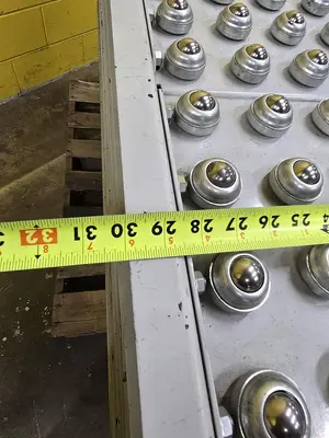 Used HYTROL ROLLER BALL TRANSFER  CONVEYOR Roller Conveyors Wisconsin US | Packer City Sales #1298049