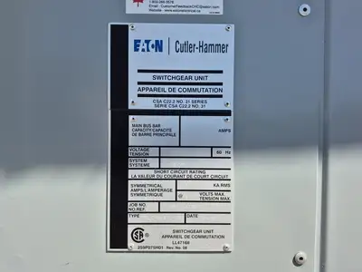 Power Distribution Center (PDC) - 600 Amp Main Breaker