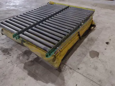 3500 LB X 60" X 48" SOUTHWORTH MODEL #LS4-36 HYDRAULIC SCISSOR LIFT TABLE, 110V SINGLE PHASE: STOCK #20924