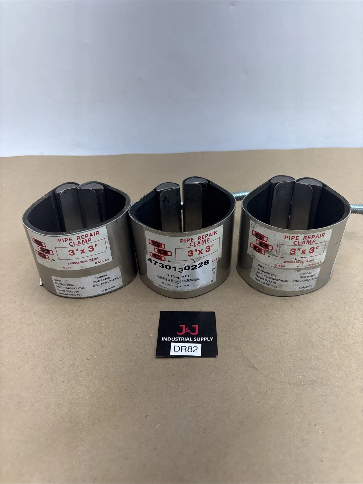 NEW Richards 3”X3” Pipe Repair Clamp