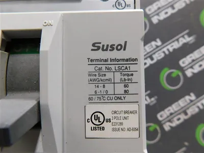 LS Industrial TD 125NU Circuit Breaker 600VAC 50/60Hz 40A TD125FMU Trip Used