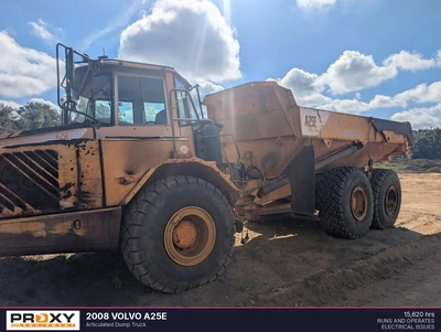 Used 2008 VOLVO A25E Articulated Dump Trucks Louisiana US | Proxy Equipment #1545563