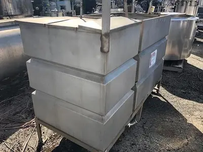 CIP, 2-Tank, 350 Gallon, S/st, Rectangular,, #S731534