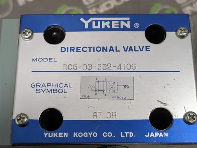Yuken DCG-03-2B2-4106 Mechanically Operated Directional Valve New NIB