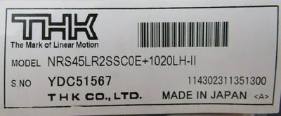 NEW THK NRS45LR2SSC0E+1020LH-II LINEAR GUIDE BEARING NRS45LR2SSC0E1020LHII