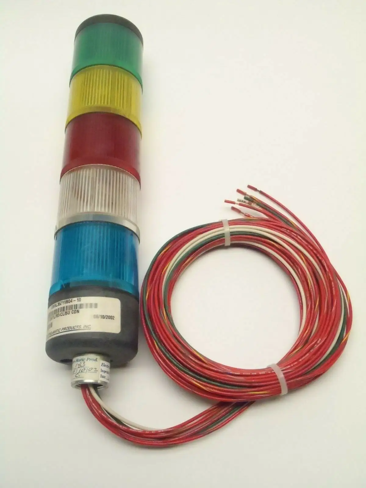 EMSL35ZYV8Q4-10 | Electro-Matic Telemecanique  LED Stack Light Grn Yel Red Clr Blu - New Other
