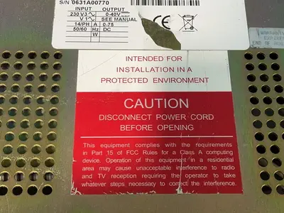 Used SORENSEN DCS4075EM9C Single Output Power Supplies Ohio US | HGR 24 #1335371
