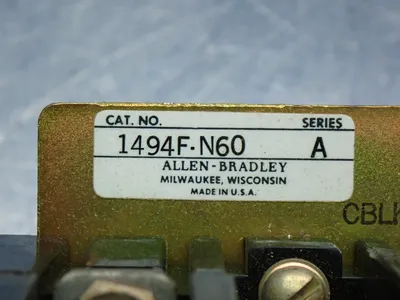Used ALLEN BRADLEY 1494FN60 Disconnects Ohio US | HGR 24 #883032