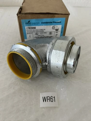 Crouse Hinds LTB20090 2'' 90° Liquid Tight Connector NIB Fast Shipping!