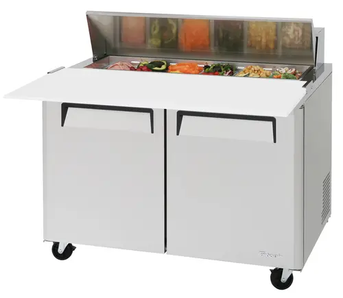 Turbo Air MST-48-12-N 48 1/4" M3 Series Sandwich/Salad Prep Table w/ Refrigerated Base, 115v