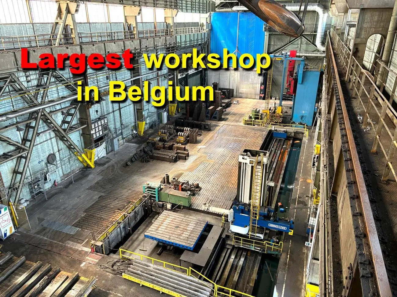 USED LARGEST WORKSHOP IN BELGIUM