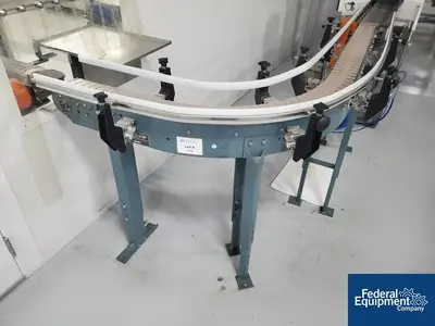 USED NEDCO 4" Nedco Conveyor Technology 90 Degree Carton Transfer Conveyor