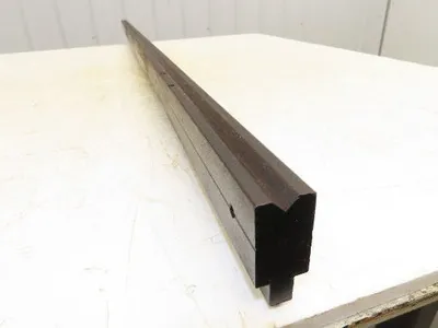 Press Brake Die 73-5/8" Long 90° V 7/16" W 1/4" D 1-3/4" H 1/2" Tang
