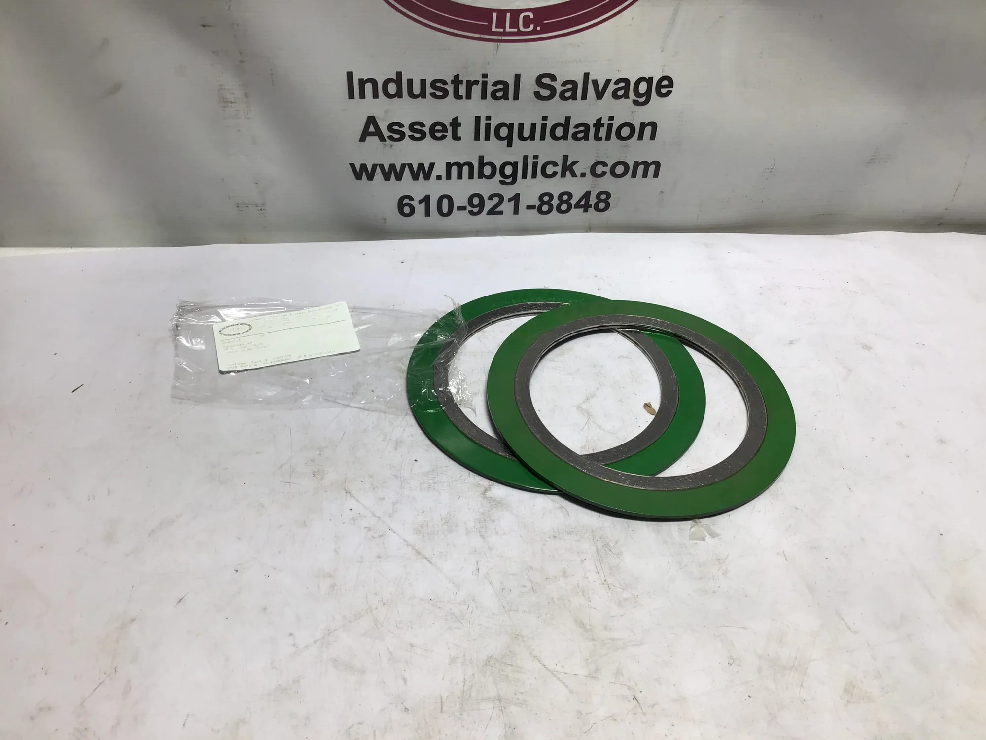 Lot of (2) Lamons 5″ 300 # 316L FG ASME B1620 Spiral Wound Gasket