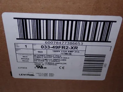 New | in-Stock LEVITON 03349FR2XR Bus Bars & Plugs Ohio US | HGR 24 #1150556