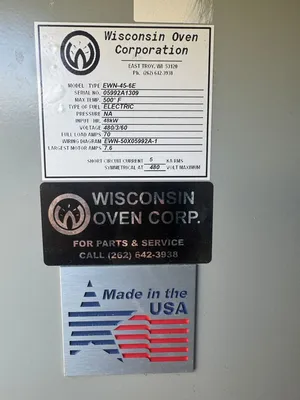 WISCONSIN OVEN EWN-45-6E Ovens & Furnaces | Global Machine Brokers, LLC (5)