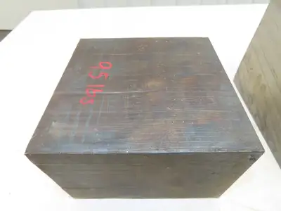 Mild Carbon Steel Flat Stock 7-5/8" x 8-1/4" x 10-1/4"  Mixed Lot of 2 Blocks