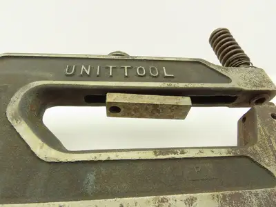 Unipunch 8H 1-1/4 Press Brake Punch C Frame 1/4" Circle 8" Throat 1-1/4" W