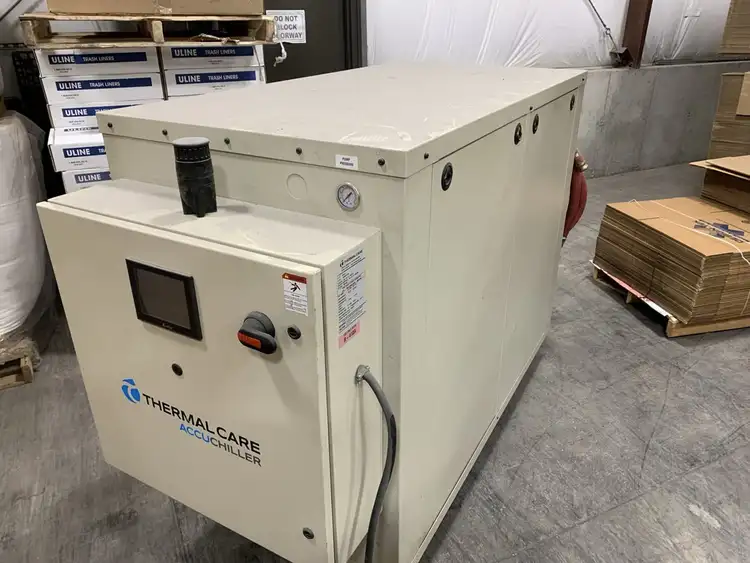 Used 1900 THERMAL CARE NQW10 ACCUCHILLER Chillers Utah US | Revelation Machinery #403634