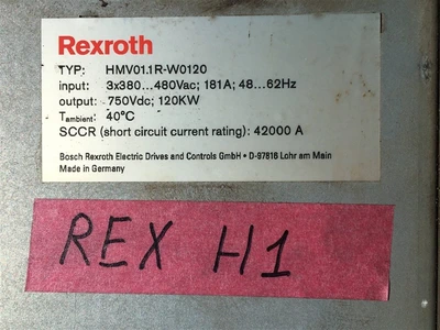 USED REXTROTH HMV01.1R-W0120 (8)-