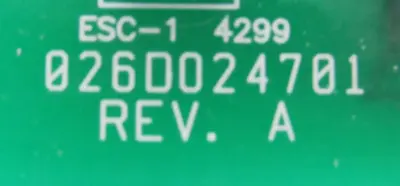 REFURBISHED ROBICON H024702B CIRCUIT BOARD REV. G 026D024701