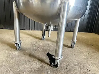 Used 300 Gallon Tank (Vessel), 316 Stainless Steel