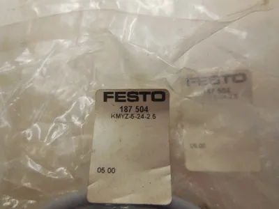 4 NEW FESTO ELECTRIC KMYZ-5-24-2.5 CORDSET 187504 KMYZ52425