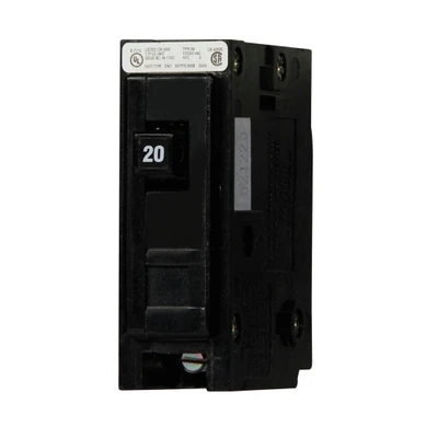 Eaton BAB1020 Thermal Magnetic Circuit Breaker 20A, 10 kAIC, 1-Pole,120/240 [New]