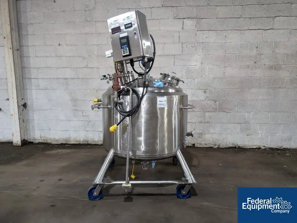 USED DCI 400 Liter DCI Reactor, 316L S/S, 45/125#