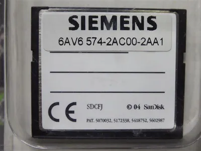 Siemens 6AV6 574-2AC00-2AA1 HMI CF 512MB Memory Card New