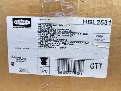 NEW HUBBELL HBL2531