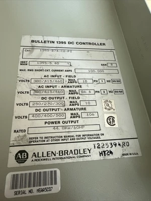 USED Allen-Bradley 1395-B74-C2-PZ