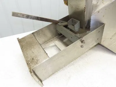Haumiller Pneumatic Vibratory Parts Feeder Bin 24x24" Stainless Hopper