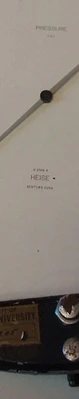 HEISE Pressure Gauge 0-4000 16" Divisions Test Gage Newtown Conn Steampunk