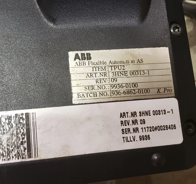 ABB IRB2400-M98A Robot Manipulator Arm w/ Controller and Teach P