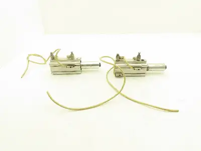 SMC MKB40-50LZ Rotary Clamp Air Cylinder 40mm Bore 50mm Stroke 145 PSI Lot of 2